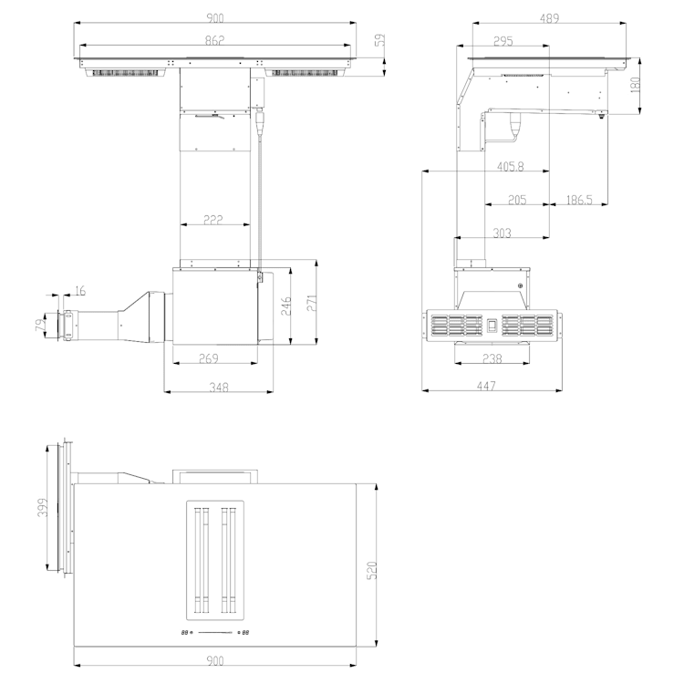 Індукційна плита Noble з витяжкою DownAir Klarstein Німеччина Рівне - фото 9