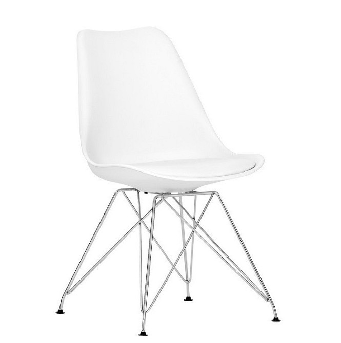 Стілець Тауер С пластиковий білий Дніпро - фото 3