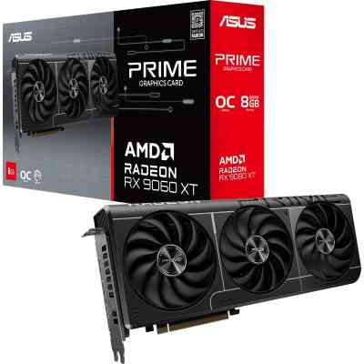 Видеокарта ASUS Radeon RX 9060 XT 8Gb PRIME OC (PRIME-RX9060XT-O8G) Винница