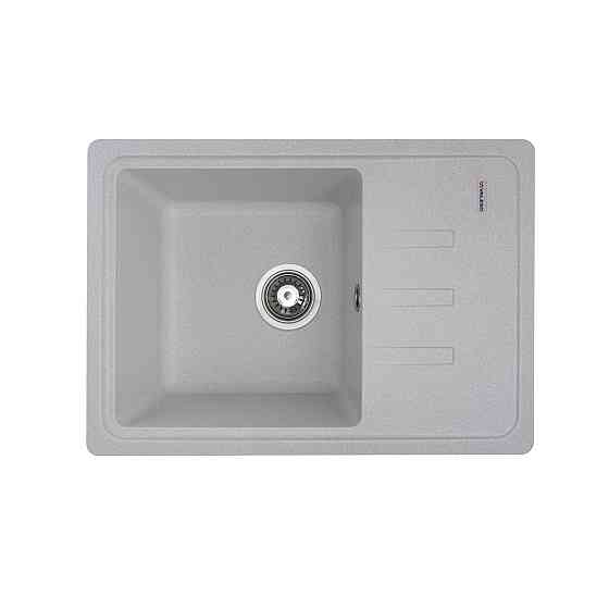 Гранітна мийка для кухні VALESO LIANA 6243 матова Біла в крапку Коломыя