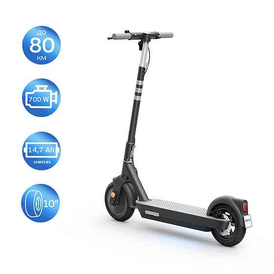 Електросамокат OKAI ES30-NEON PRO Black 10", 350(700)W, 14.7Ah, 80km, 25km\h, 25%, NFC, App, 21kg Київ