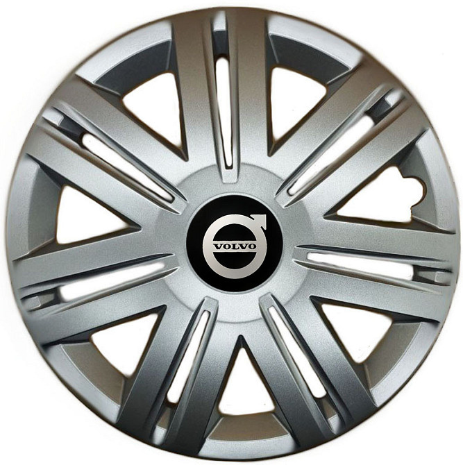 Автомобильные модельные колпаки R14 Volvo 203 4шт, SJS, серебряные Киев - изображение 1