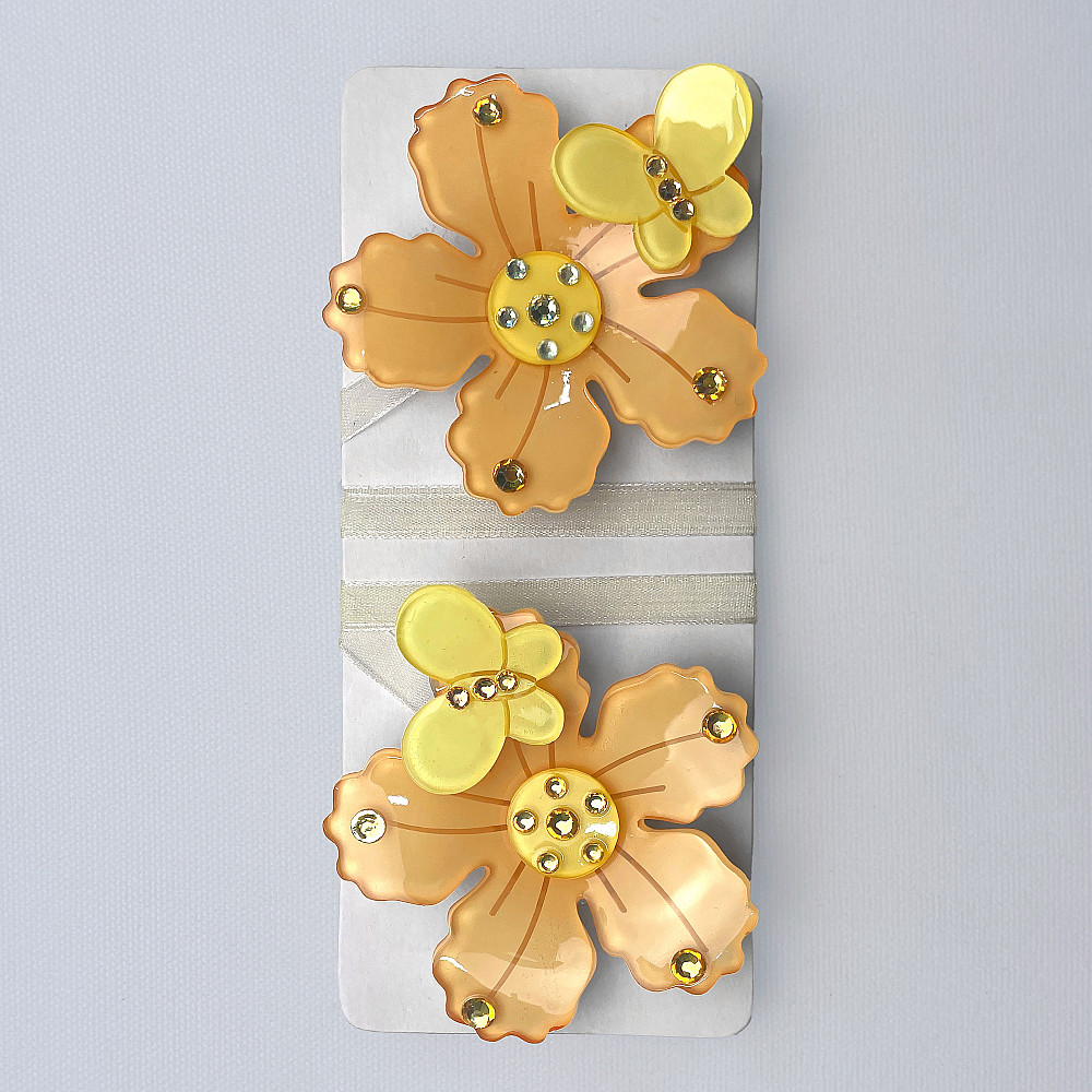 Магниты для штор и гардин Весна набор 2 шт Оранжевый с желтым (81-315) Киев - изображение 7