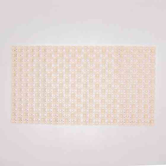 Коврик для душа из поливинилхлорида на присосках 73×40 см Белый HP-42-8W Киев