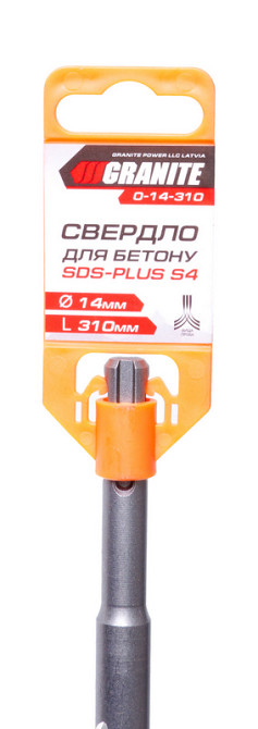 GRANITE Свердло для бетону GRANITE SDS-PLUS S4 14х310 мм 0-14-310 Коломия - фото 2