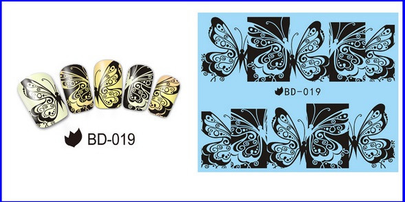 Наклейки для нігтів "Метелики" BD-019 Київ - фото 1