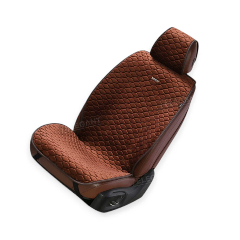 Накидки сиденье palermo (передние) ромб темно-коричневые на Мукачево - изображение 1