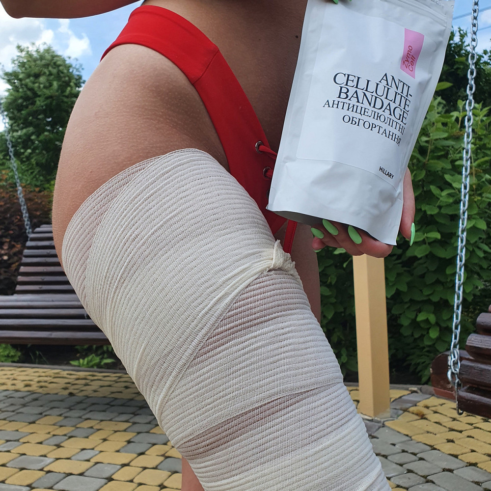 Набір Антицелюлітні ензимні обгортання + рідина Hillary Anti-cellulite Zymo Cell (6 процедур) Київ - фото 8