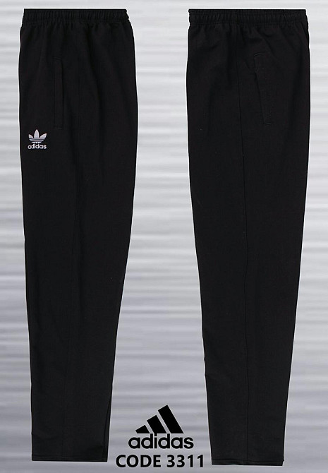 Мужские спортивные штаны Adidas,ткань лакоста Киев - изображение 4