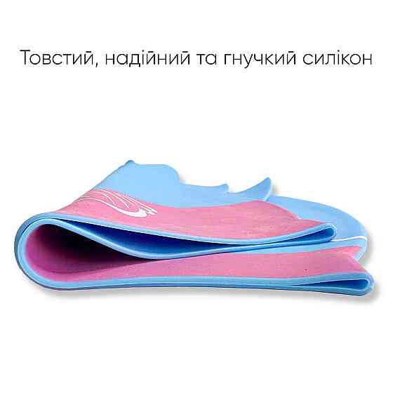 Дитяча Шапочка для плавання Renvo Sentani JR Блакитний, Рожевий OSFM (1SC300-56) Київ