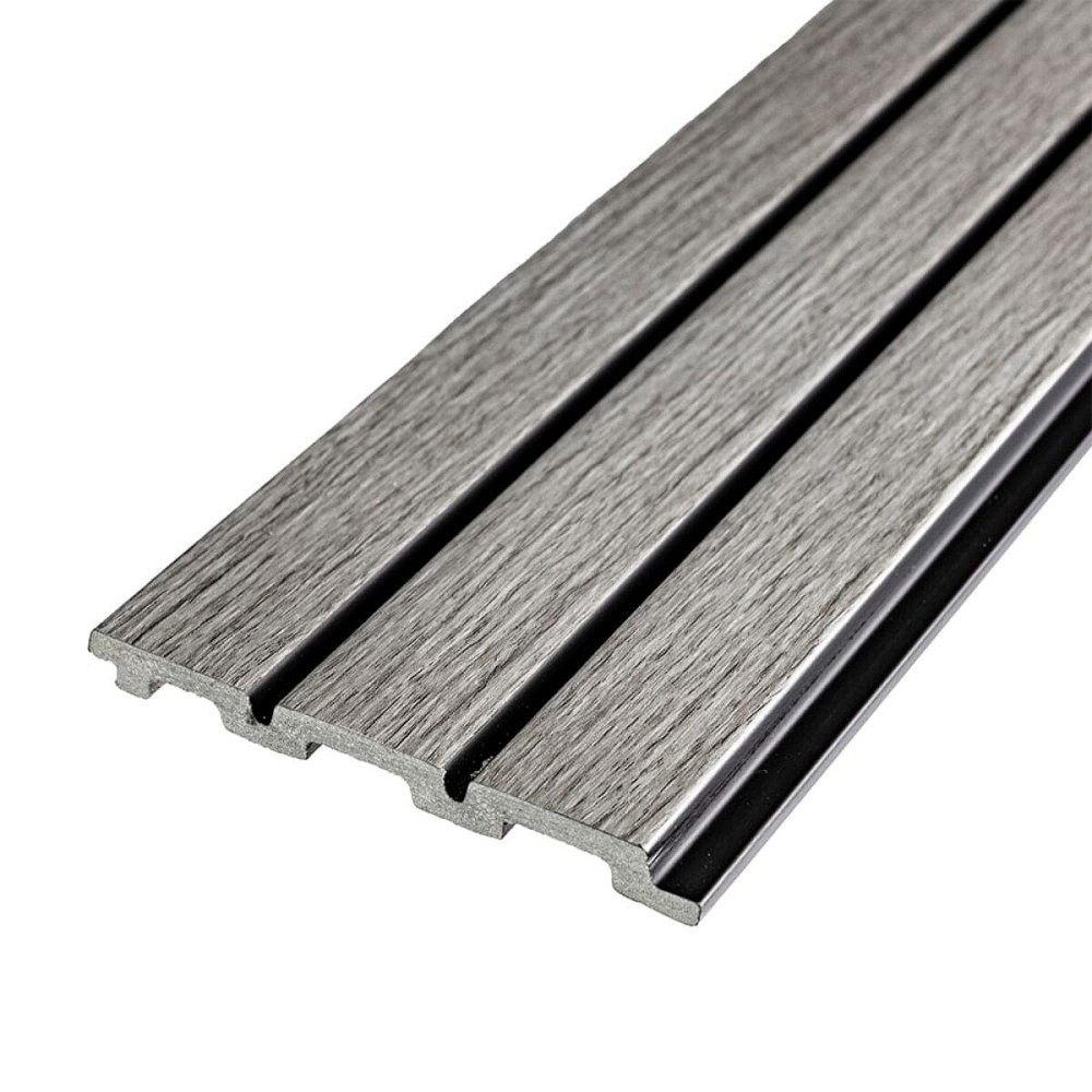 Рейка декоративная PS 2900х120х12мм Светло-серый дуб SW-00001740 Днепр - изображение 1