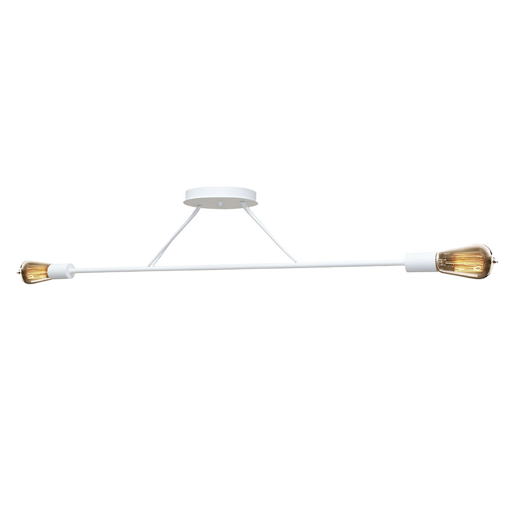 Люстра подвесная MSK Electric Asket на две лампы Е27 NL 10320-2 WH белая Одесса - изображение 3