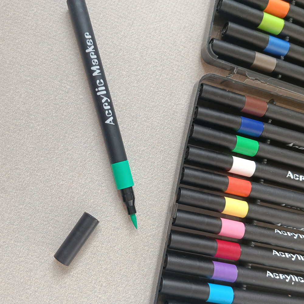 Акрилові Маркери 36 шт. для різних типів поверхні Київ - фото 1