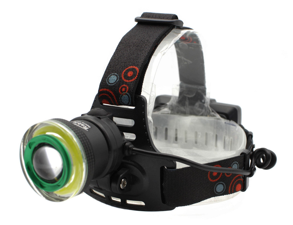 Налобний ліхтар PL106, 2х18650, T6+Cob, Zoom Дніпро - фото 3