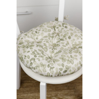 Подушка на стілець Прованс Dх40 Тереза листочки (034533) Вінниця - фото 3