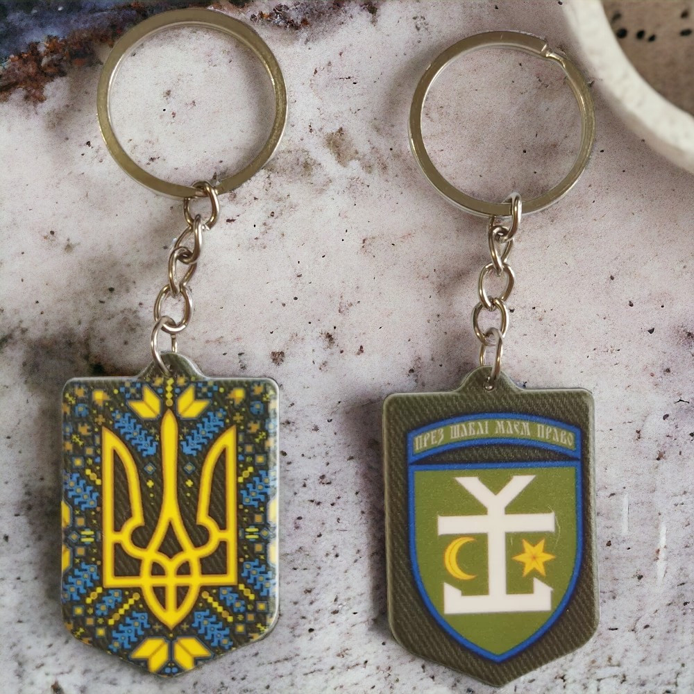 Брелок гумовий 54 окрема механізована бригада Київ - фото 2