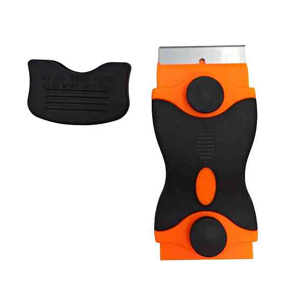 Скребок-нож универсальный двусторонний с 20 сменными лезвиями, инструмент для очистки пластика и стали Киев