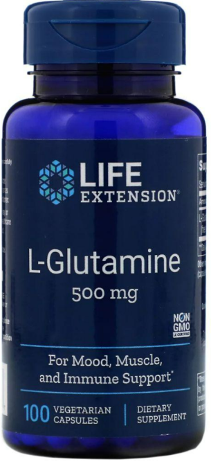 Глютамин 500 мг Life Extension L-Glutamine 100 капс Киев - изображение 1