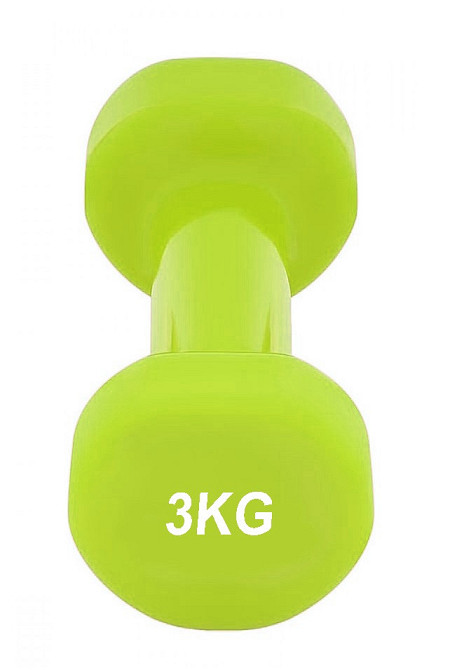 Гантель вінілова PowerPlay 4125 Achilles 3 кг. Зелена (1шт.) Каменское - изображение 5