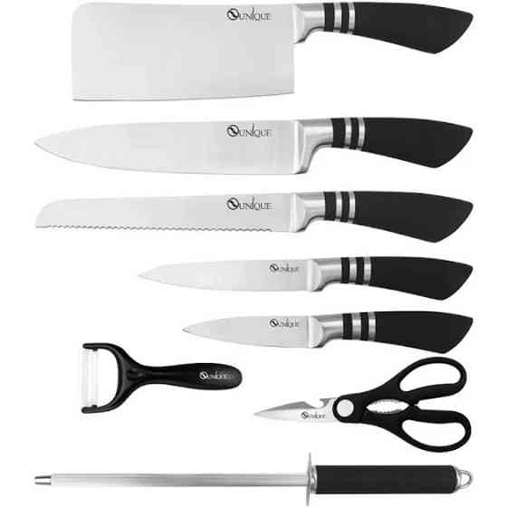 Кухонний ніж з нержавіючої сталі металевий UNIQUE, Кухонні ножі для нарізання, Якісні ножі для дому XI-11 Івано-Франківськ