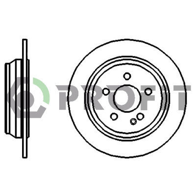 Гальмівний диск Profit 5010-1234 Вінниця - фото 1