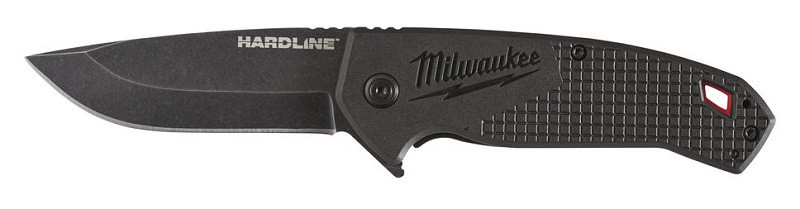 Ніж MILWAUKEE HARDLINE Smooth викидний з гладким лезом 48221994 Одеса - фото 1