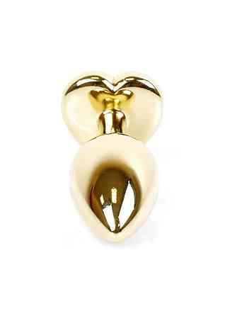 Анальна пробка - Jewellery Gold Heart Plug Pink Sex Aura Київ