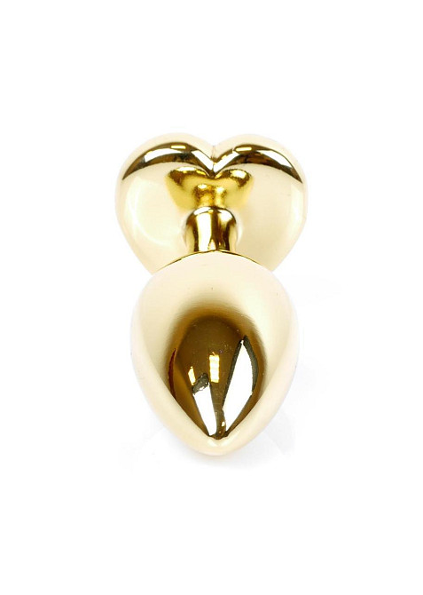 Анальна пробка - Jewellery Gold Heart Plug Pink Sex Aura Київ - фото 5