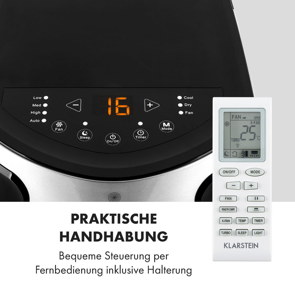 Новый мобильный кондиционер Breeze 9 4-в-1 9000 BTU / 2,6 кВт EEK A Напольные ролики Функция таймера Ровно - изображение 9