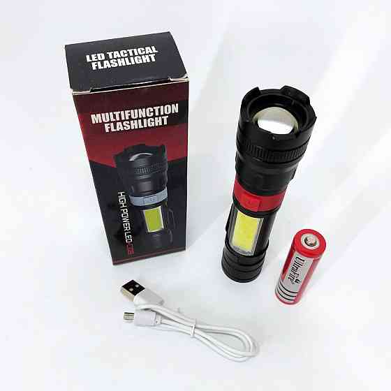 Тактичний ліхтар ручний PL-826-P70-COB(white+red), Ліхтарик на всі випадки, WE-332 Ліхтарик поліцейський Київ