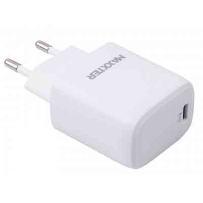 Зарядное устройство Maxxter USB + cable USB-C to Lighting (PD 20W) (WC-PD-CtL-01) Винница
