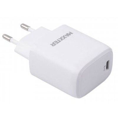 Зарядное устройство Maxxter USB + cable USB-C to Lighting (PD 20W) (WC-PD-CtL-01) Винница - изображение 1