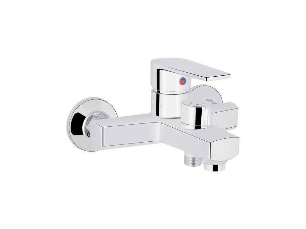 Смеситель Настенный хром для ванны 35C 006N (k35) BRIN35C006N ТМ Brinex Киев - изображение 1