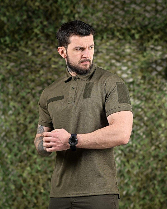 Тактична футболка поло PATRIOT олива ВТ6301 Одеса - фото 1