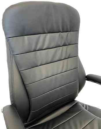 Офисное кресло руководителя Tehforward Valensia хром Anyfix Черный Киев