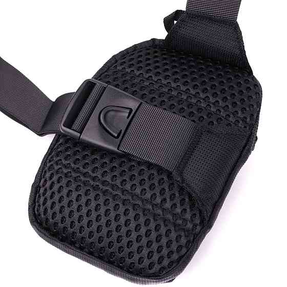 Слинг сумка для путешествий из качественного текстиля Vintage 22866 Черный Киев