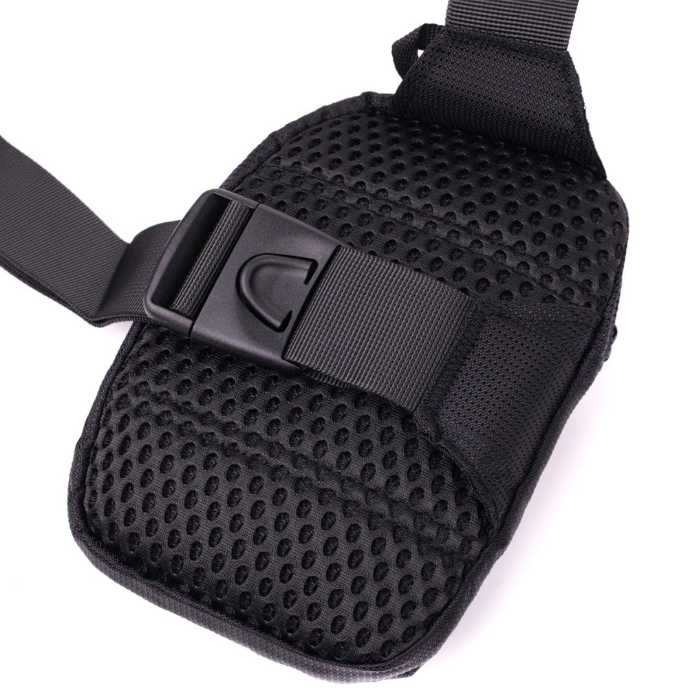 Слінг сумка для подорожей із якісного текстилю Vintage 22866 Чорний Київ - фото 6