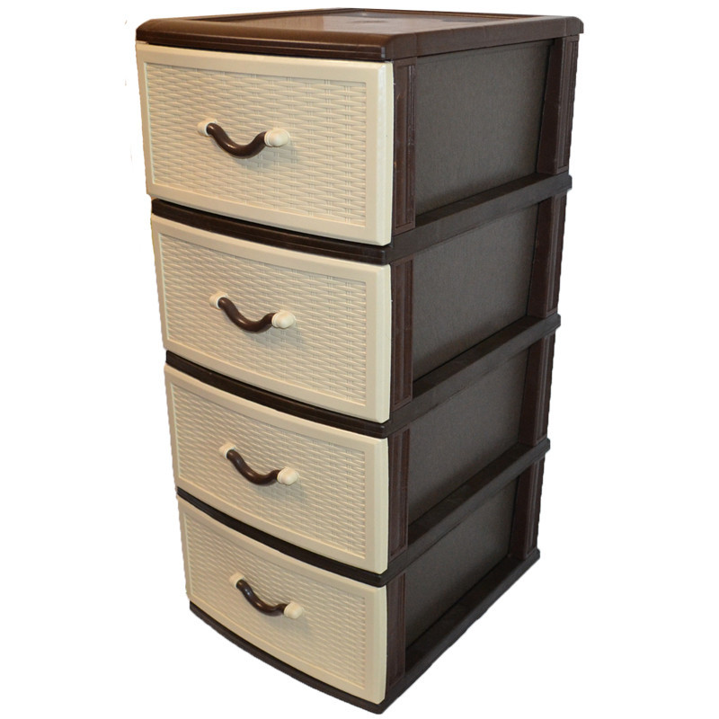 Комод пластиковий Style (Стиль) 4 ящики 48х38х88 Одеса - фото 3