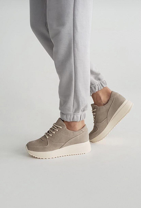 Zemira Кросівки жіночі ZEMIRA 812/21869 бежеві (весна-осінь, замша натуральна) (4385) Коломыя - изображение 6