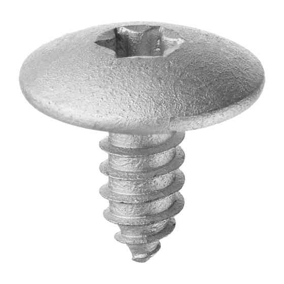 Саморізи, Під зірчасту викрутку, TORX Звичайний, Сріблястий, Метал, Розміри (мм): T-17.7 F-6.2 H-17.5 Київ