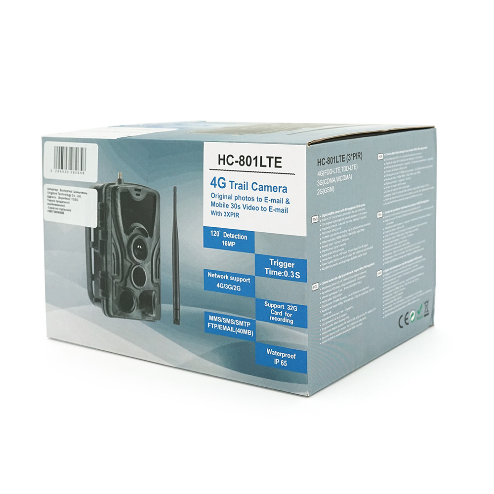 4G Фотопастки F-801 16MP-фото/2МР-відео 120 кут .SD карта/FTP/SMTP. живлення 8хАА Київ - фото 2