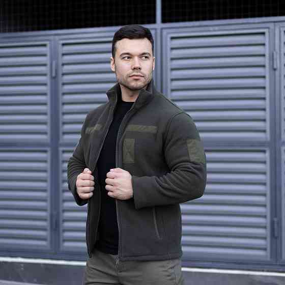 Толстовка флісова Pobedov Voin з липучками Хакі 2XL BLto2 5412XLkh Київ