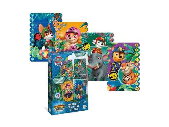 Палички магнітні Paw Patrol для рахування Джунглі 40ел. 200654 ТМ DODO Київ