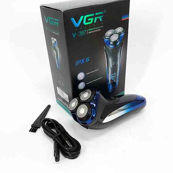 Акумуляторна машинка для стрижки, Професійна бритва для волосся, Вологостійка електрична бритва HD-59 Львів