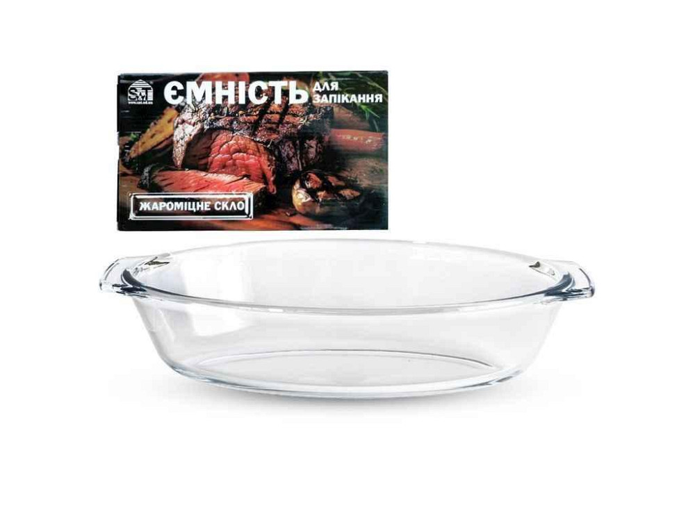 Емкость для запекания 50013-02 овальная с ручками 27х15х4,5 ТМ SNT Киев - изображение 1