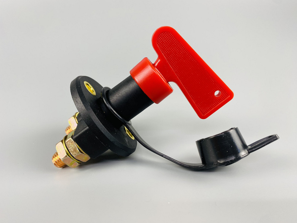 Вимикач маси універсальний, механічний 12/24 В (червона мідь) 80A. М10 — мідний болт Мукачево - фото 5