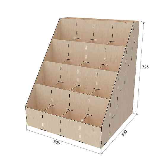 Товарна горка EKOSTAR 5 ярусів 605х580х725 Київ