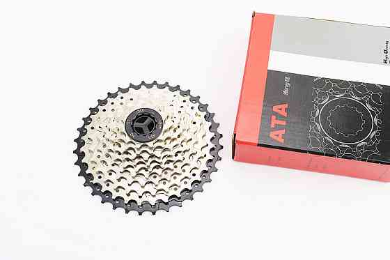 Касета 10зв. 11.13.15.17.19.21.24.28.32.36Т (трансмісія 3х10), сріблясто-чорна KDF-CS1036A Київ