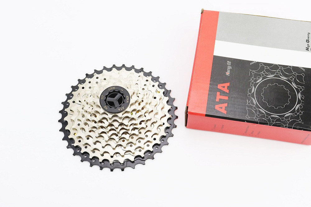 Касета 10зв. 11.13.15.17.19.21.24.28.32.36Т (трансмісія 3х10), сріблясто-чорна KDF-CS1036A Київ - фото 1