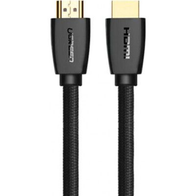 Кабель мультимедійний HDMI M to HDMI M 2.0m braided HD118 black Ugreen (40410) Вінниця - фото 2
